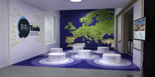 Das Bild zeigt den RRI Hub in Lissabon, der w&auml;hrend des Projektes &bdquo;RRI Tools&ldquo; entstand.