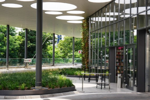 Schon kleinere begrünte Flächen können Unternehmen klimaresilienter machen. Foto: © WILA Bonn