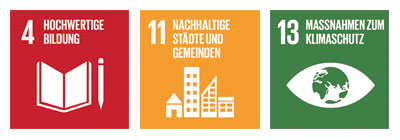 SDG 4, 11 und 13